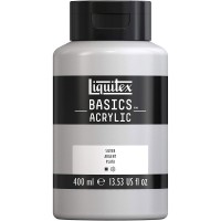Краска акрил Liquitex BASICS 400мл, 236 Серебро (металлик)