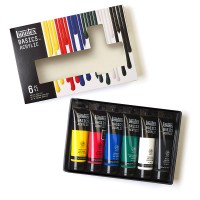 Набор красок акрил `Starter` Liquitex BASICS 75мл, 6цв.