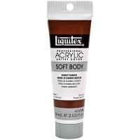 Краска акрил Liquitex SOFT BODY 59мл, 128 Умбра жженая