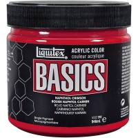 Краска акрил Liquitex BASICS 946мл, 292 Нафтол малиновый