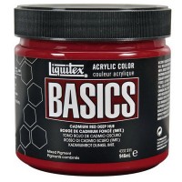 Краска акрил Liquitex BASICS 946мл, 311 Кадмий красный темный (имит.)