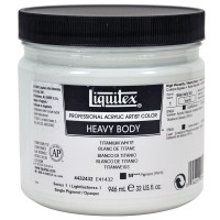 Краска акрил Liquitex HEAVY BODY 946мл, 432 Белила титановые