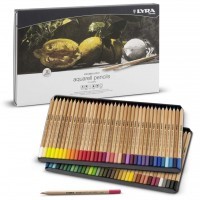 Профессиональный набор акварельных карандашей LYRA REMBRANT AQUARELL 72 цветов