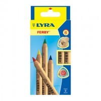 Высокопигментные цветные карандаши LYRA FERBY NATURE 6 шт.