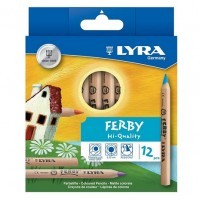 Высокопигментные цветные карандаши LYRA FERBY NATURE 12 шт.