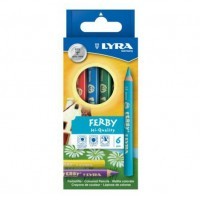 Лакированные цветные карандаши LYRA FERBY Lacquered 6 шт.