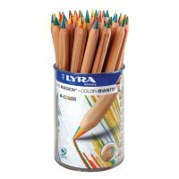 Высокопигментные 4-цветные карандаши Super FERBY 4-Color  36 шт. в стакане