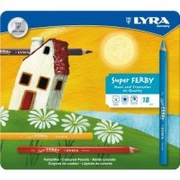 Цветные карандаши 18 цветов LYRA Super FERBY Metallic - с металлическими цветами