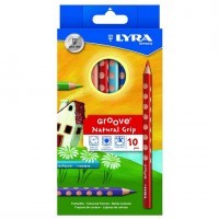 Цветные карандаши LYRA GROOVE 10 цветов