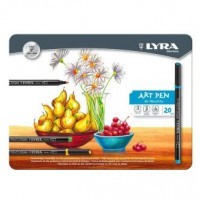 Художественный фломастер LYRA HI-QUALITY ART PEN 20 цветов