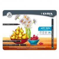 Художественный фломастер LYRA HI-QUALITY ART PEN 20 цветов