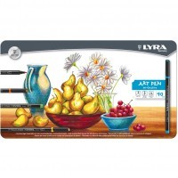 Художественный фломастер LYRA HI-QUALITY ART PEN 40 цветов