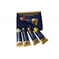 Набор красок масляных Maimeri PURO 15мл, медиум и 4 цвета