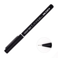 Линер (капиллярная ручка) Малевичъ Graf'Art PRO 01, 0.25мм