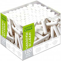 Белый мел беспылевой Mungyo (100 шт) 