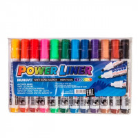 Маркеры для досок Mungyo 12 цветов в пластиковом футляре