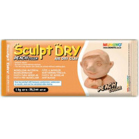 Глина для моделирования 1000 г персиковая Sculpt Dry, MUNGYO