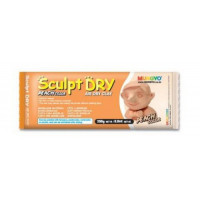 Глина для моделирования 250 г персиковая Sculpt Dry, MUNGYO