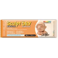 Глина для моделирования 500 г персиковая Sculpt Dry, MUNGYO