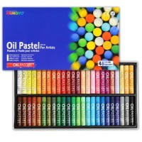 Набор пастели художественной масляной круглой MUNGYO Oil Pastels, 48 цветов