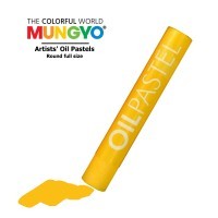 Пастель художественная масляная круглая MUNGYO Oil Pastels, 507 Оранжево-желтый