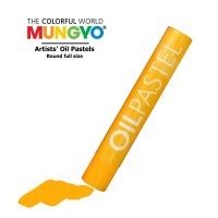 Пастель художественная масляная круглая MUNGYO Oil Pastels, 508 Желто-оранжевый