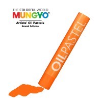 Пастель художественная масляная круглая MUNGYO Oil Pastels, 510 Оранжевый 3