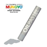 Пастель художественная масляная круглая MUNGYO Oil Pastels, 532 Голубовато-серый