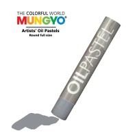 Пастель художественная масляная круглая MUNGYO Oil Pastels, 533 Серый темный