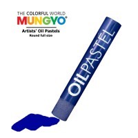 Пастель художественная масляная круглая MUNGYO Oil Pastels, 539 Ультрамарин синий