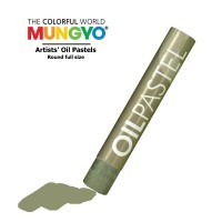 Пастель художественная масляная круглая MUNGYO Oil Pastels, 546 Серо-зеленый