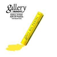 Пастель масляная мягкая круглая GALLERY Artists` Soft Oil, 202 Желтый