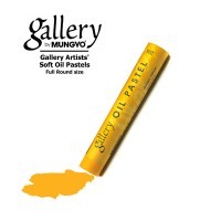 Пастель масляная мягкая круглая GALLERY Artists` Soft Oil, 204 Желтый золотой