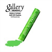 Пастель масляная мягкая круглая GALLERY Artists` Soft Oil, 227 Желто-зеленый