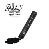 Пастель масляная мягкая круглая GALLERY Artists` Soft Oil, 248 Черный