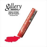 Пастель масляная мягкая круглая GALLERY Artists` Soft Oil, 260 Кадмий красный