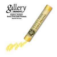 Пастель сухая мягкая круглая Mungyo GALLERY Extra Fine Soft, 125 Желтый насыщенный