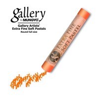 Пастель сухая мягкая круглая Mungyo GALLERY Extra Fine Soft, 135 Светло-оранжевый