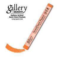 Пастель сухая полутвёрдая квадратная GALLERY Artists` Semi-Hard, 012 Оранжевый насыщенный