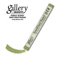 Пастель сухая полутвёрдая квадратная GALLERY Artists` Semi-Hard, 077 Зеленый оливковый
