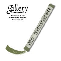 Пастель сухая полутвёрдая квадратная GALLERY Artists` Semi-Hard, 078 Зеленый оливковый темный