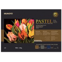 Склейка для пастели (4 темных цвета) 160г/м2 25%хлопок А3, Mungyo, 20л.