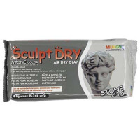 Глина для моделирования Mungyo `Sculpt Dry` 1000 г цвет каменный