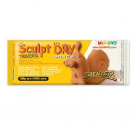 Глина для моделирования Mungyo `Sculpt Dry` 250 г террракотовая