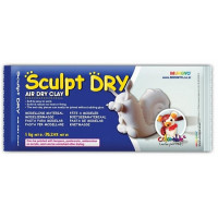 Глина для моделирования Mungyo `Sculpt Dry` 1000 г белая