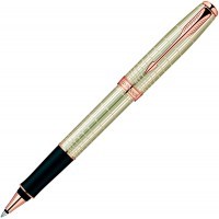 Ручка роллер Parker Sonnet T535 Sterling Silver PGT серебро 925 пробы 16.96г F черные чернила