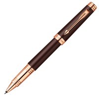 Ручка роллер Parker Premier T560 Soft Brown PGT F черные чернила