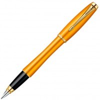 Ручка перьевая Parker Urban Premium F205 Mandarin Yellow, перо F