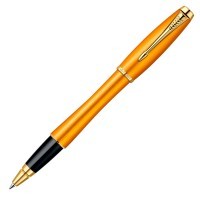 Ручка роллер Parker Urban Premium T205 Historical colors Mandarin Yellow GT F черные чернила