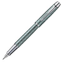 Ручка перьевая Parker IM Premium F224 Emerald Pearl CT, перо F